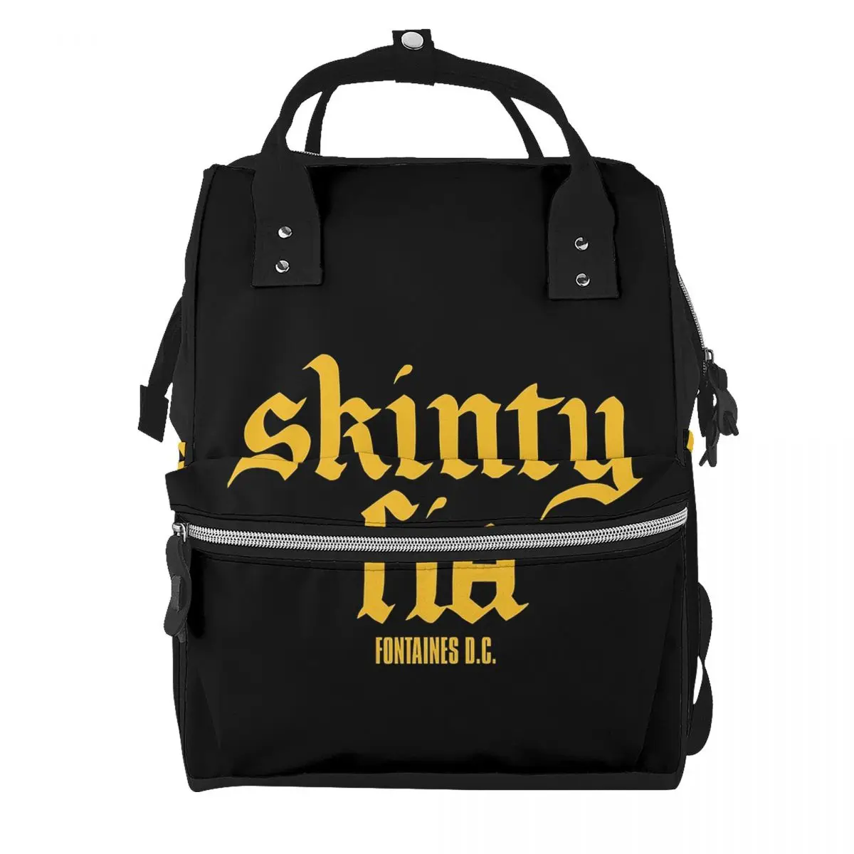 Fontaines DC Merch Skinty Fia Student Backpack School Bag Hiking Travel Daypack for Men Women Bookbag Shoulder Bags