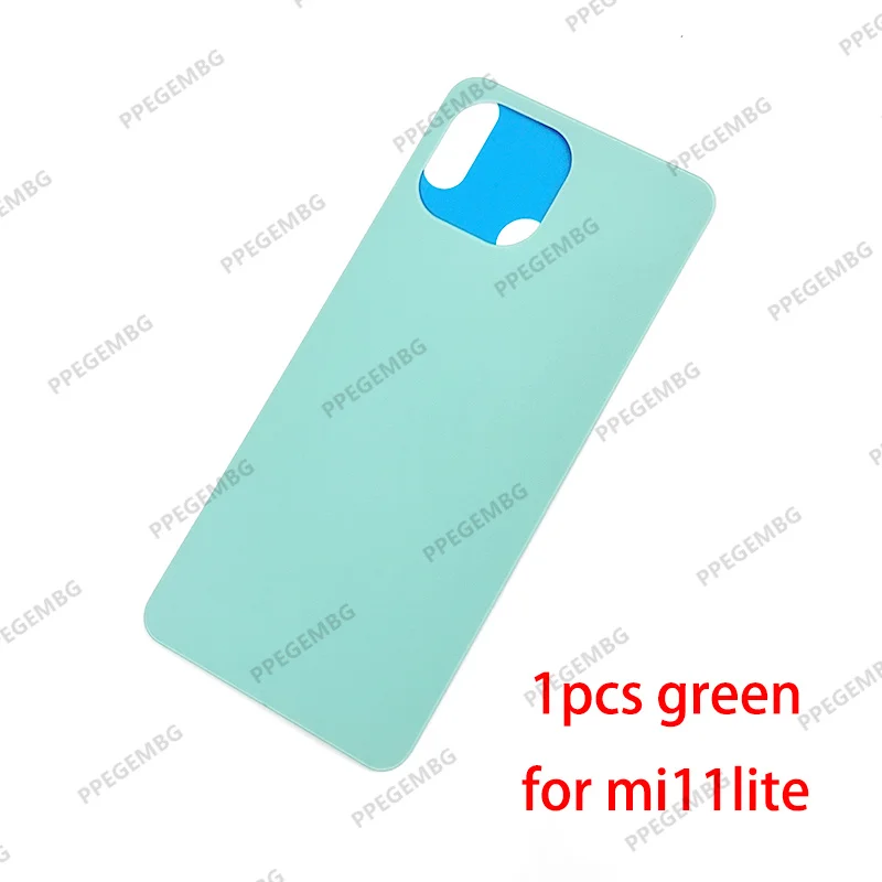 6.55inch For mi11lite Glass For Xiaomi Mi 11 Lite Battery Back Cover Rear Door Lid Panel Chaiss Shell Housing Case Repair Parts