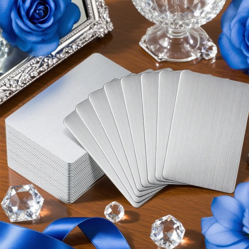 Business Card Engraving Blanks; Durability and Quality Stainless Steel Office Cards.