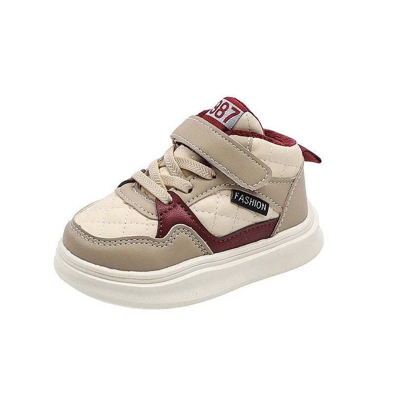 Детская зимняя теплая обувь для досок, обувь для малышей, детская модная уличная спортивная обувь для девочек и мальчиков, повседневные нескользящие кроссовки на мягкой подошве