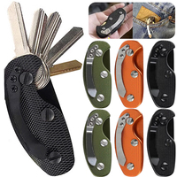Portable Outdoor Mini Key Storage Clips DIY Pendant Accessories Multifunctional Car Key Bag EDC Aluminum Alloy Key Clip Tools