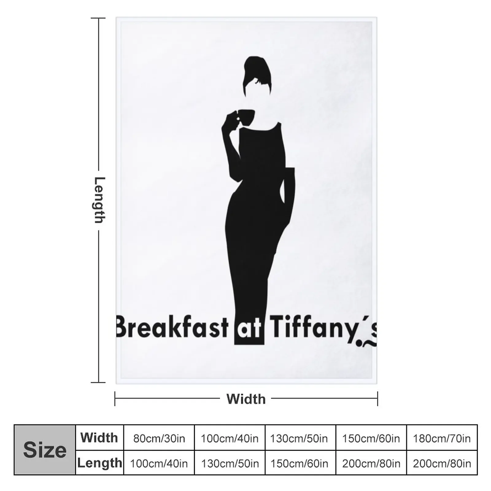 Breakfast at Tiffany?s - Breakfast with diamonds Throw Blanket Thin Blanket blankets and throws Hairy Blanket anime