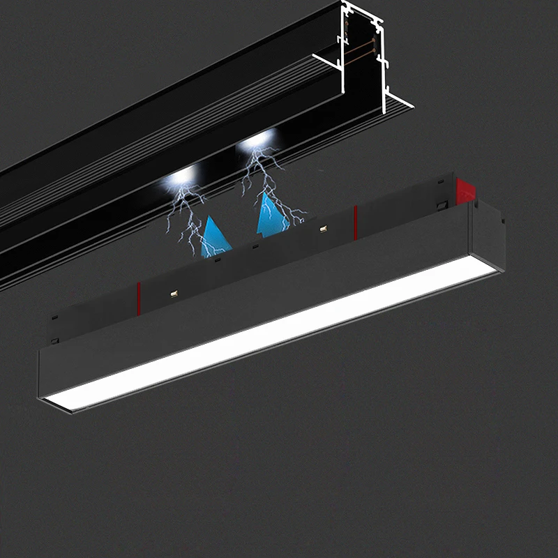 Tuya Zigbee-トラック照明システム用の調整可能な磁気フラッドライト,12W, 24W, 30W, 0-10v