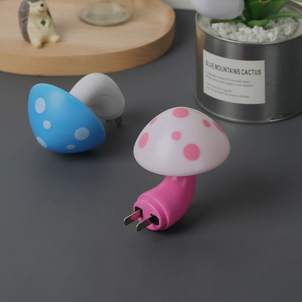 

Mushroom Mushroom Lamp Plug In Night Lamp LED Light Plug in Small Size Safe for Children Bedroom Decor Room Night Light