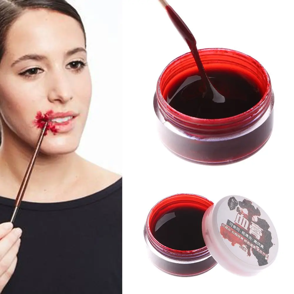 

Artificial Funny Body Paint Wounds Scars Ultra-realistic Party Supplies Blood Plasma Fake Blood Halloween Makeup Blood cream