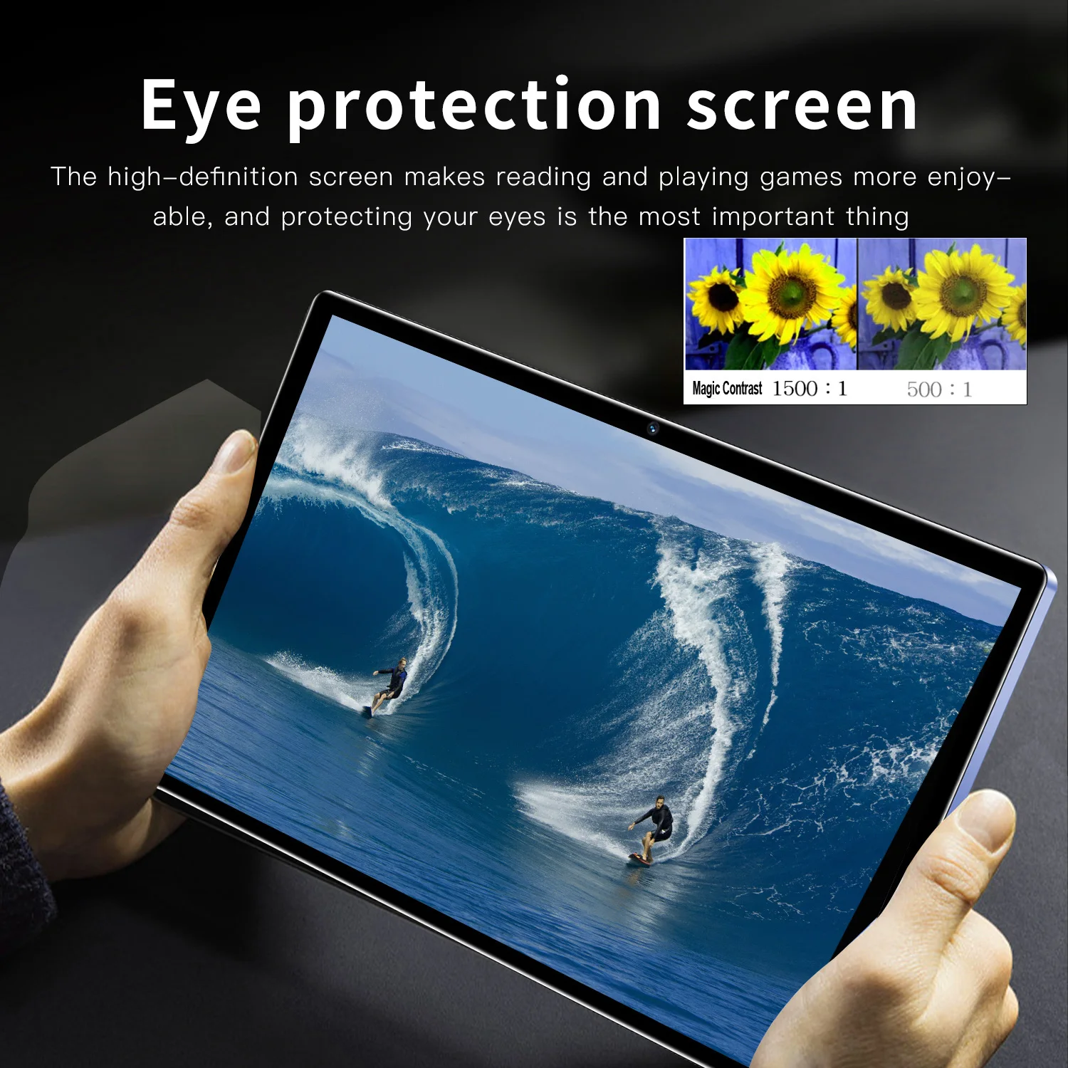 BDF 10,1 inch tablet Android 11, 4GB RAM 64GB ROM, 1TB uitbreiding, 1280x800 IPS-scherm 5000MAH batterij, GSM 3G-netwerk, WiFi