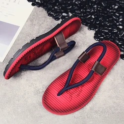 Flip Flops Sandal for Men Casual Outdoor Waterproof Comfortable Trendy All-match Breathable Wear-Resistant Flat Shoe Summer Main