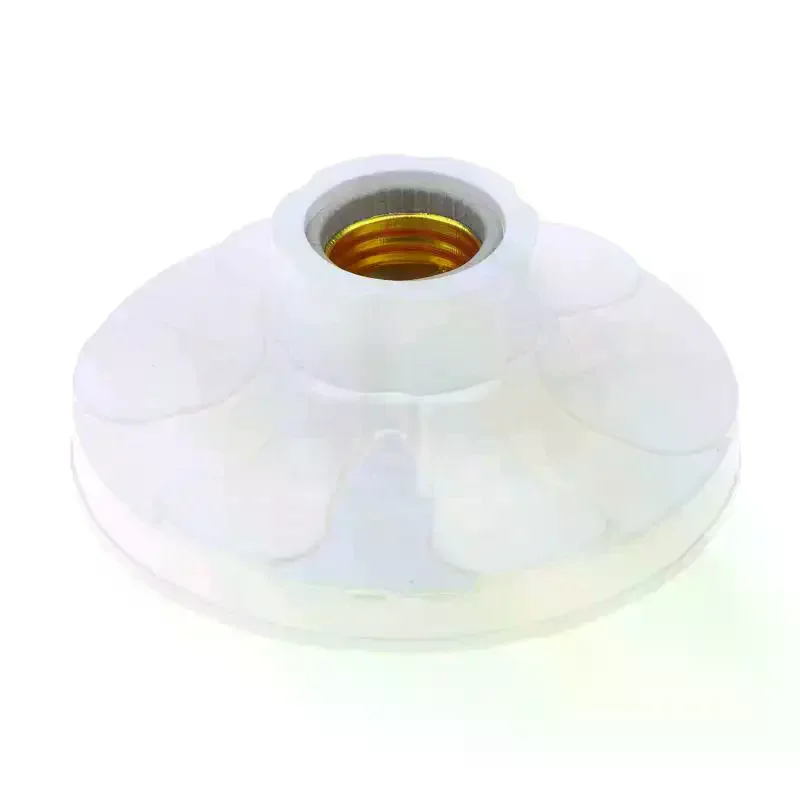 1Pc E26 E27 Ceramic Lampholder 120Mm Keyless Porcelain Threaded Screw Lamp Base Socket