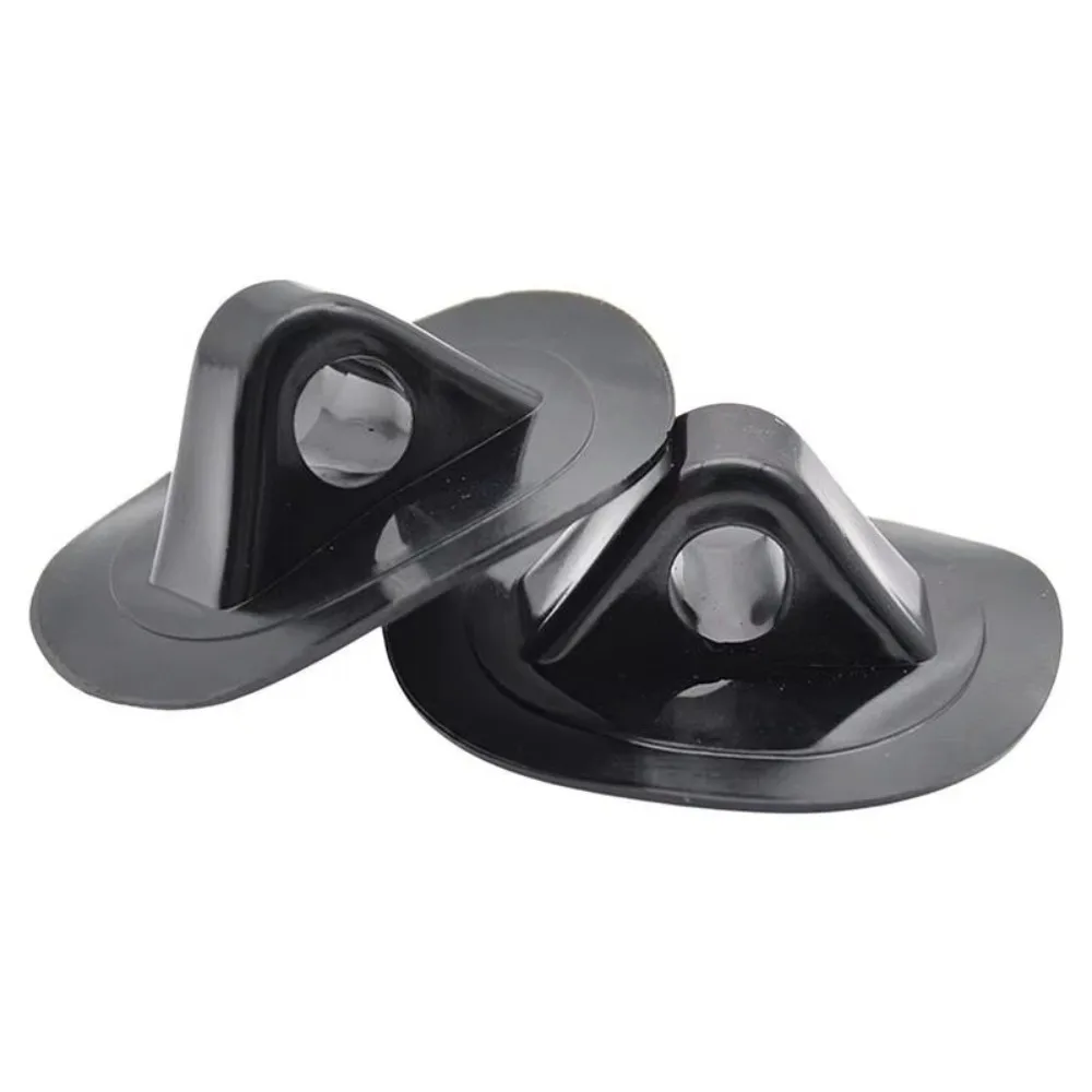 

2Pcs PVC Inflatable Boat Safety Rope Buckle Black Awning Buckle Boat Safe Drag Rope Hook Anchor Rope Buckle