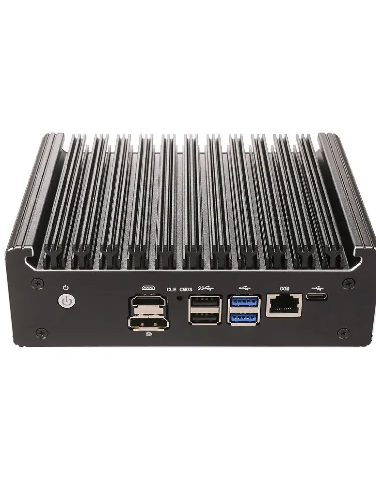 HUNSN Micro apparecchio firewall, RS53, Mini PC, PFSense, 6LAN, Mikrotik, VPN, PC router, OPNsense, AES-NI, COM, HDMI, DP, tipo C