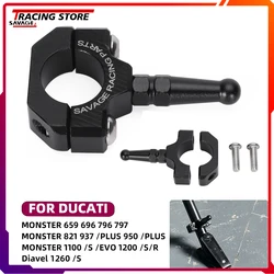 Kickstand Side Stand Extension Foot Pedal Aid Tool For Ducati Monster 659 696 796 797 821 937 950 1100 1200 Diavel 1260 Support