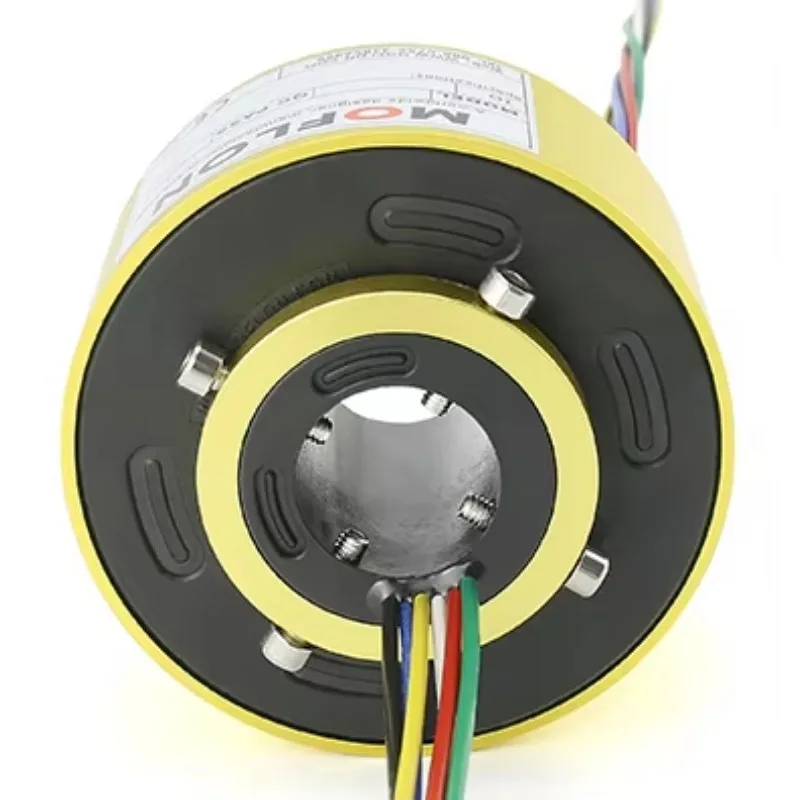 MT1256  slip ring with bore size 12.7mm,OD 56mm,0~440VAC/VDC,IP51,through bore slipring