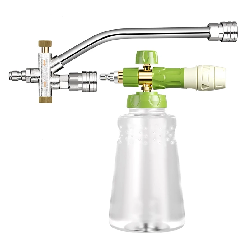 Foam Nozzle Dual Connector Accessories Dual Use Switch Foam Nozzle 1/4 Inch High Pressure Washer Foam Nozzle