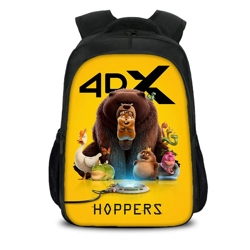 

Hoppers Cartoon Movie Kids Large Capacity Double Layered Backpack Students School Bags for Girls Boys Bookbag Travel Backpacks