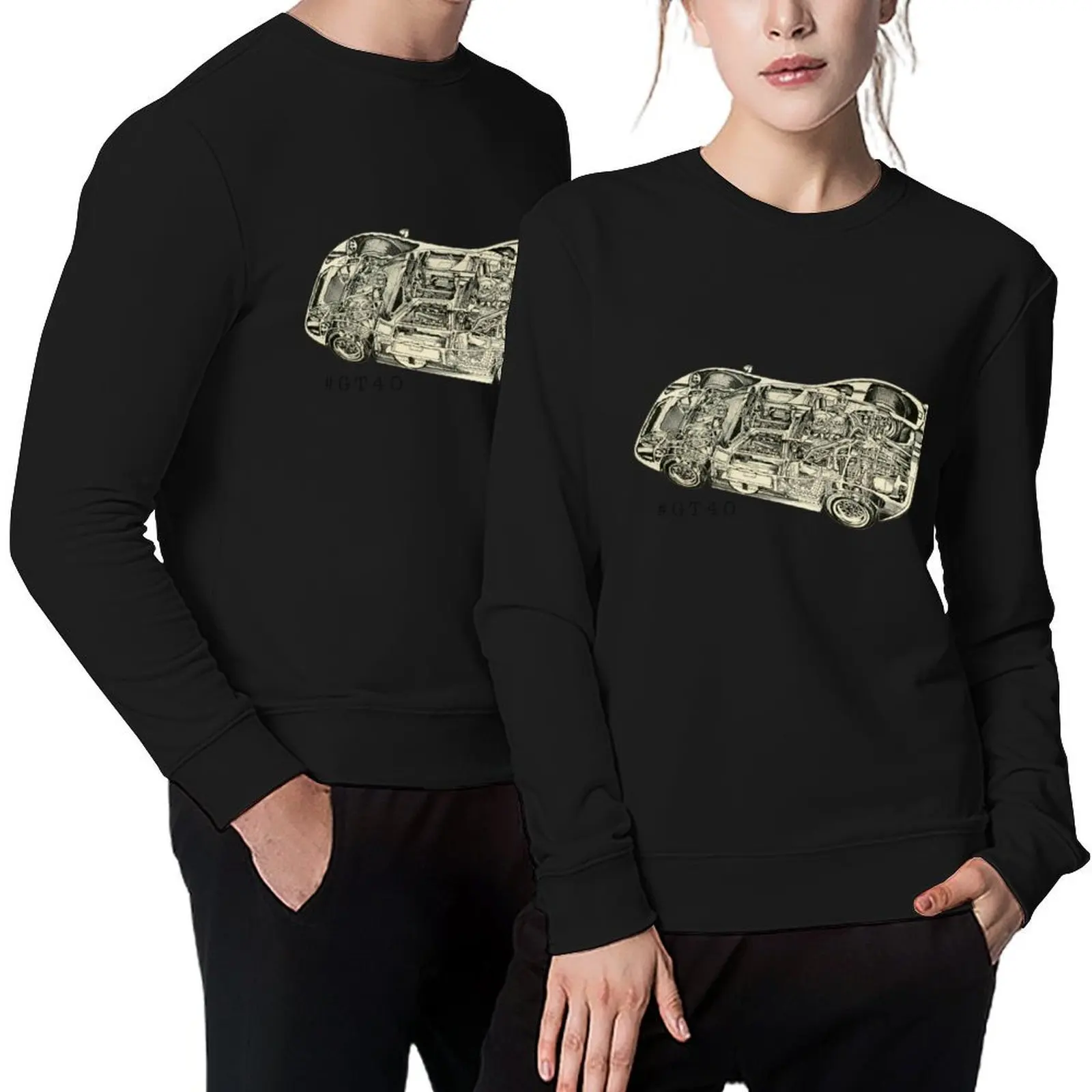 

1960s Automotive Perfection. The GT40 Pullover autumn mens clothing tracksuits sweatshirts for men