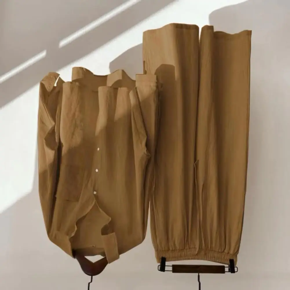 

Комплект из 2 предметов: женский топ и брюки, кардиган с длинными рукавами, однотонный, с широкими штанинами, приятный к телу, повседневный костюм, 80% хлопок