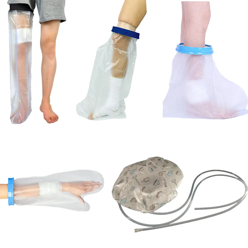 Reusable Soft Silicone Ozone Limb Bag In Leg Foot And Wrist Sleeve Arm Type With Luer Tube