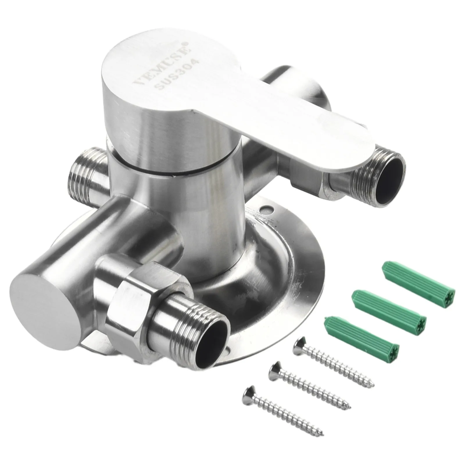 High Quality Practical Faucet Accessories Hot Cold Shower Shower Faucet 1pcs 304 Stainless Steel Ceramic Valve