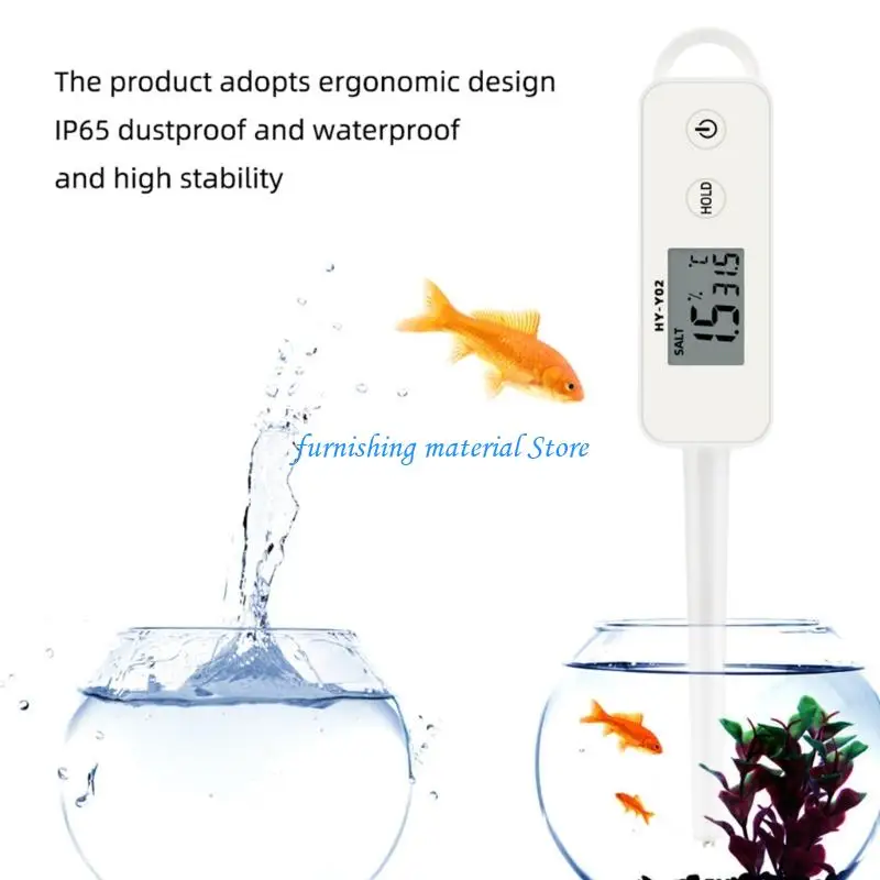 Y5GD High Precisions Salinity Meter Tester For Aquariums & Cooking With 0.2% Accuracy
