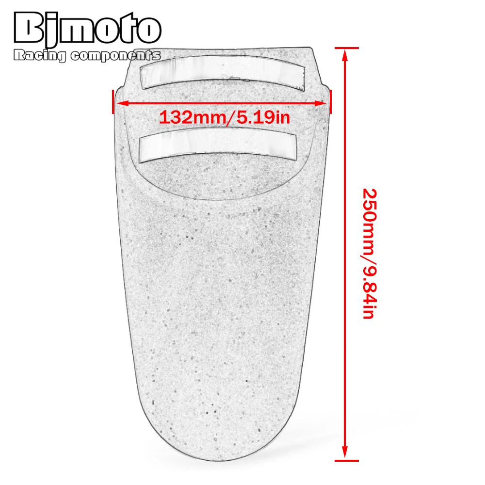 ABS Front Fender Extender For BMW R NINE T NINET RACER SCRAMBLER RNINET 2014 2015 2016 2017 2018 2019 2020 2021 - Image 6