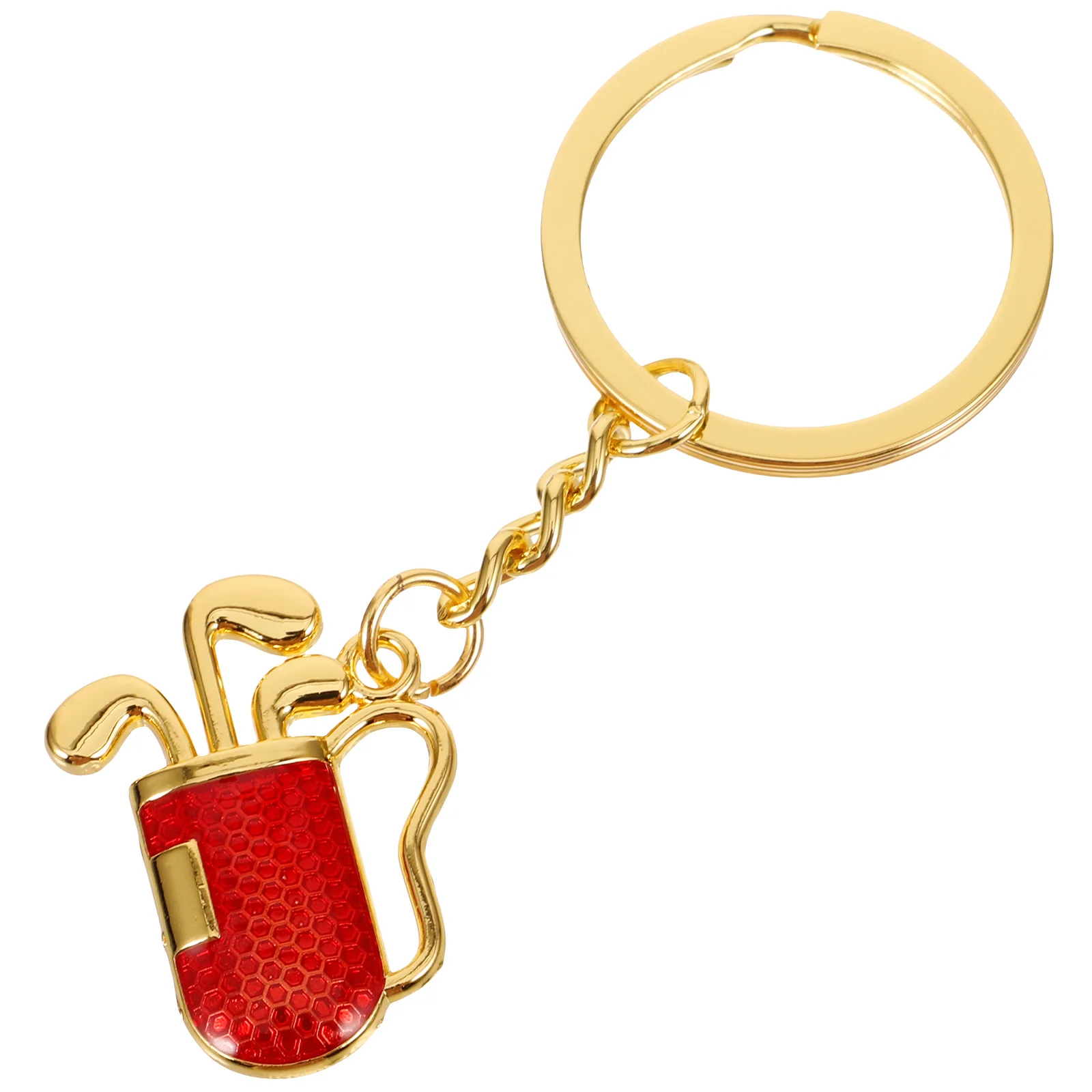 Golfs Keychain Metal Keychain Decor Hanging Key Ring Golfs Keychain Adornment golf keychain golf keychains