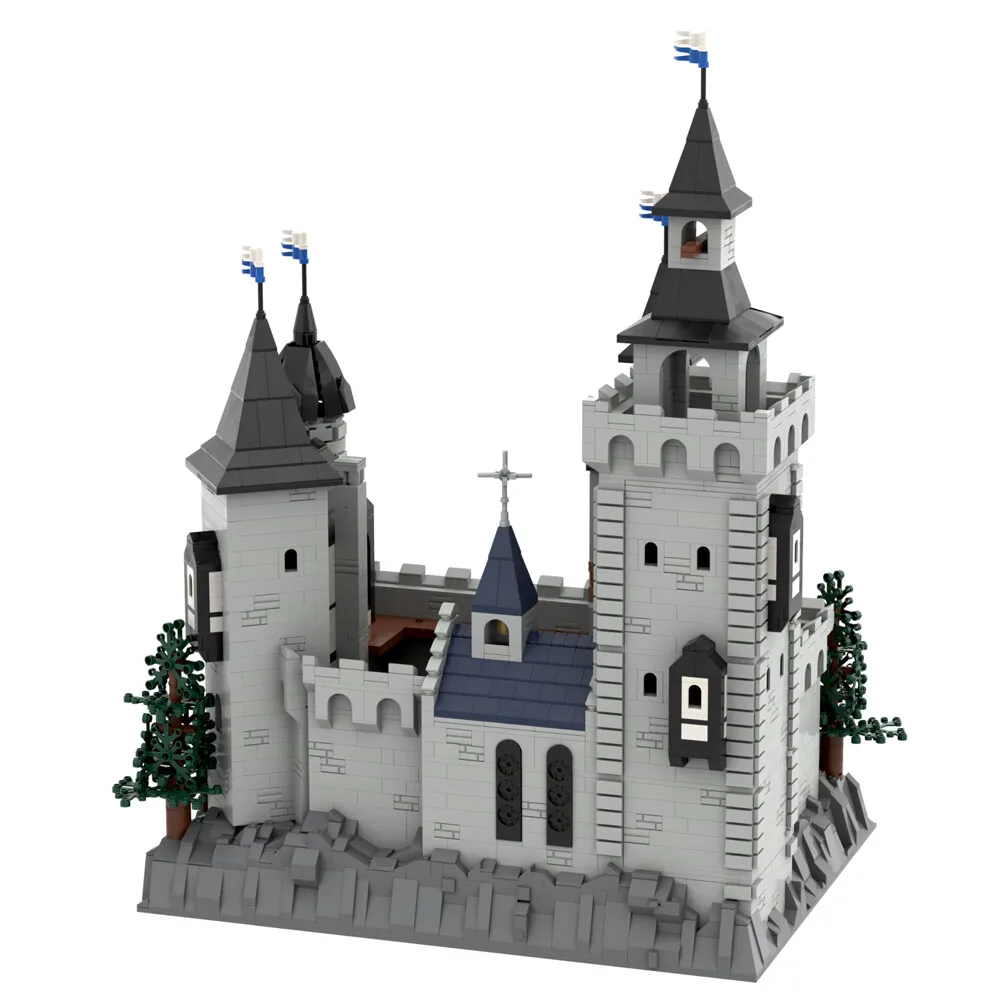 

MOC-100690 Черный замок с отвращенными погребами, библиотекой, штабелируемыми деталями 5524