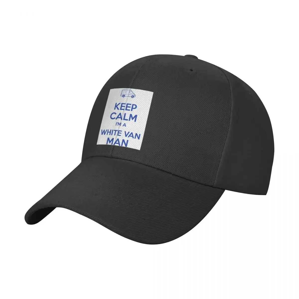 Keep calm, I'm a white van man Baseball Cap Mountaineering Hat Baseball Cap Men's Luxury Women's