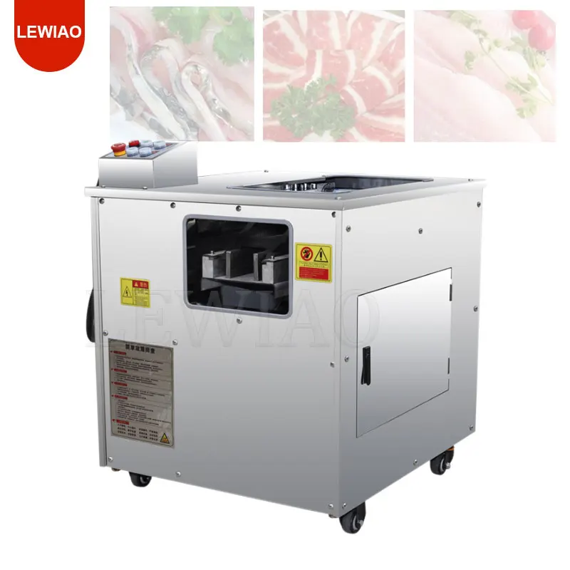 

Full Automatic Oblique Fish Slicing Machine Commercial Pickled Chinese Cabbage Boiled Fish Black Fish Slicer