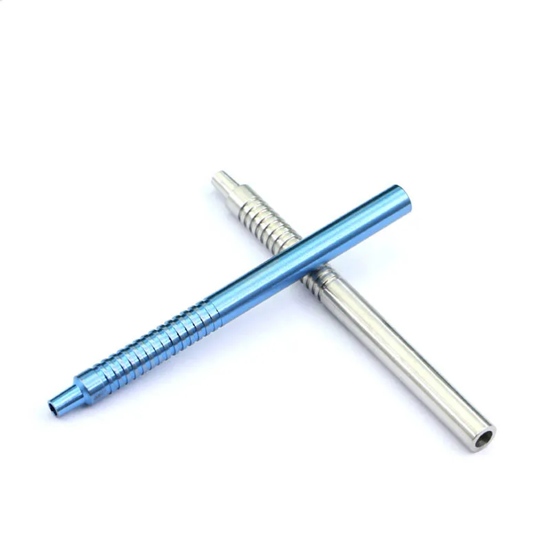 Eyelid Tools Aspirating flush handle Stainless steel titanium alloy handle 9cm Beauty Health Cosmetic Makeup Tools