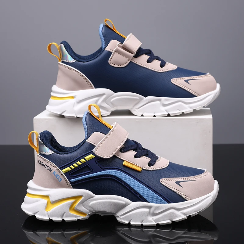 New Kids Shoes Boy Sneakers Children Casual Sneakers Pu Leather Comfortable Running Sports Tenis Shoes for Girl Platform Shoes