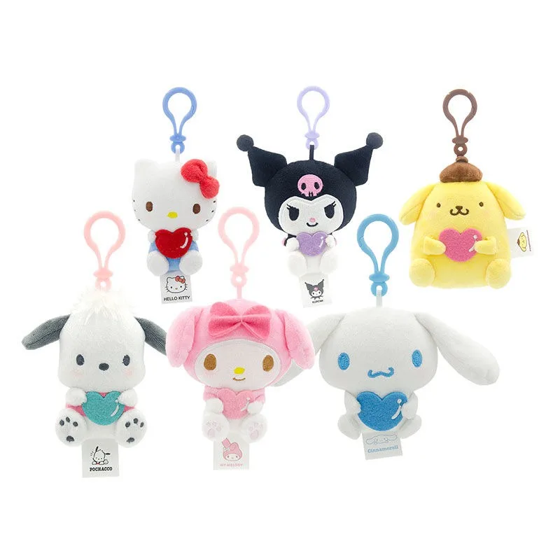

Sanrio Hello Kitty Cinnamoroll Anime Kawaii Sanrio Ins Fashion Schoolbag Pendant Cute Cartoon Lovely Doll Gifts for Kids