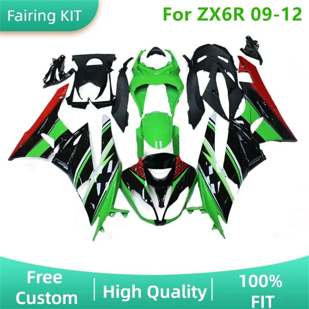 

Комплект обтекателей мотоцикла Prime для Kawasaki ZX 6R 2009 2010-2012 ZX6R 09 10 11 12 ABS Road Racing Body Repair Aftermarket Parts