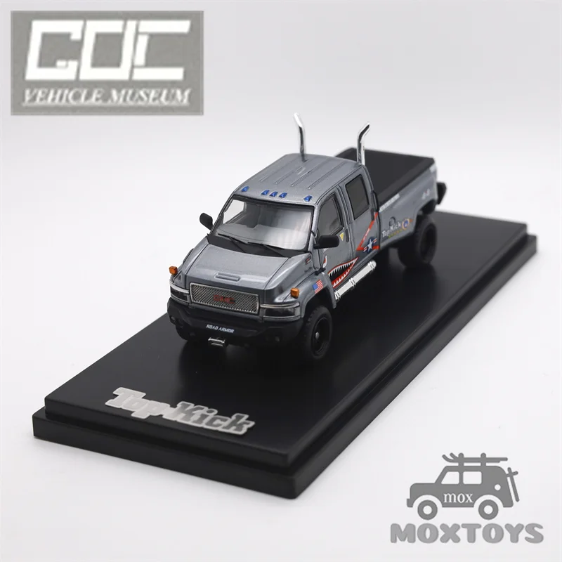 

GOC 1:64 GMC Pickup truck C4500 Grey Shark Limited500 Diecast Model Car