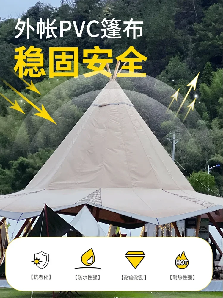 فندق Aoyu الخارجي، زعيم هندي، خيمة، مطعم قماش، طاولة بار، منطقة ذات مناظر طبيعية خلابة، مخيم إنترنت أحمر، B&B، خيمة كبيرة