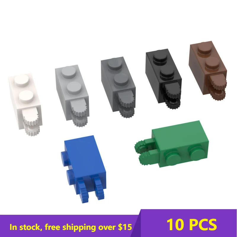 

10PCS MOC Bricks Compatible Assembles Particles 30540 1x2 For Building Blocks Parts DIY Educational High-Tech Parts Toys