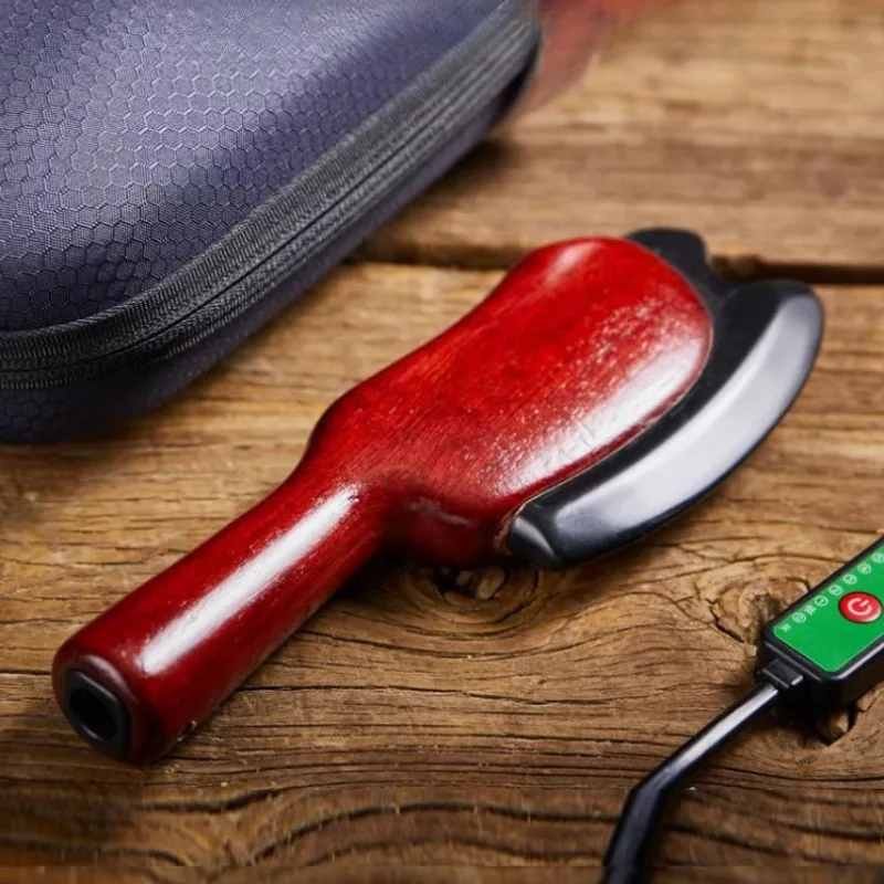 

Bianstone Scraping Knife Electric Heating Scraper with Handle Warm Moxibustion Instrument for Spine Multifunctional Open Back