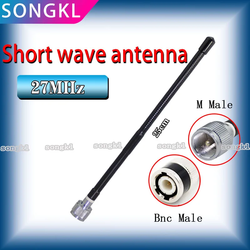 Q9 head 27MHz short wave antenna BNC public bayonet ICOM IC-V8 IC-V80 IC-V82 CB intercom