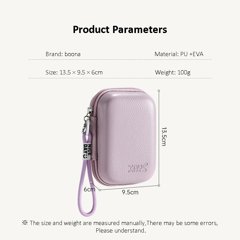Storage Collection Bag Case Hard Shell Organizer Case for Earphone Laptop Charger Hard Dish USB Flash Cable Electronic Device view 2