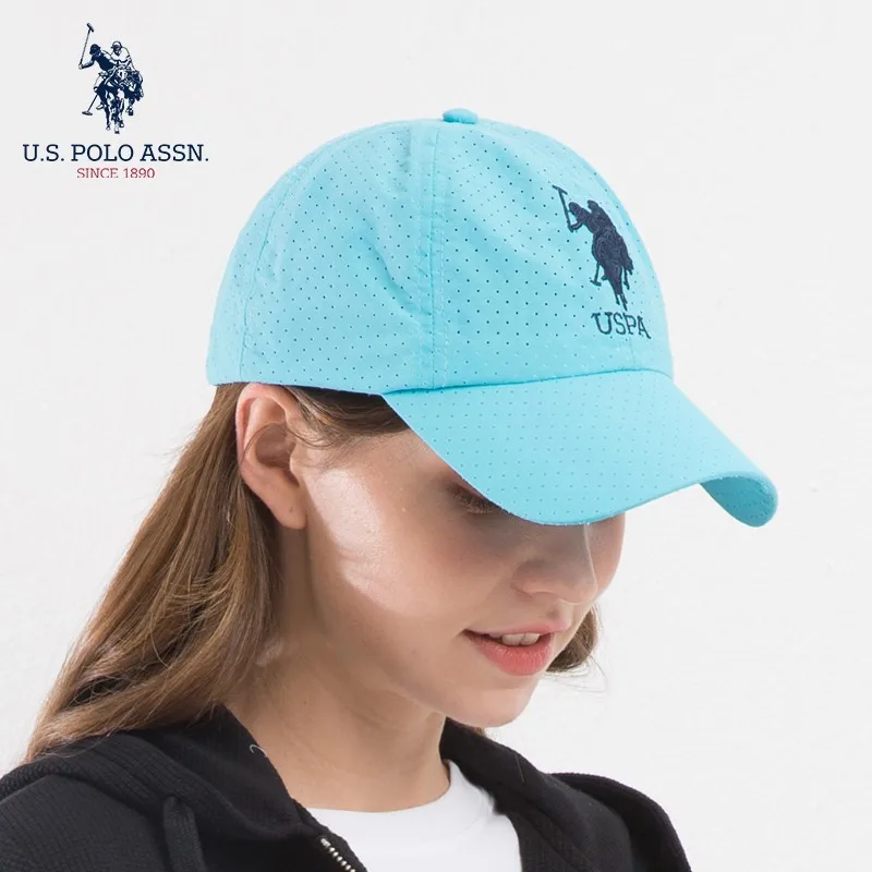 U.s. Polo Assn. Breathable Quick-drying Couple Baseball Cap Fashion New Lightweight Mesh Sweat-wicking Men And Women Sun Hat