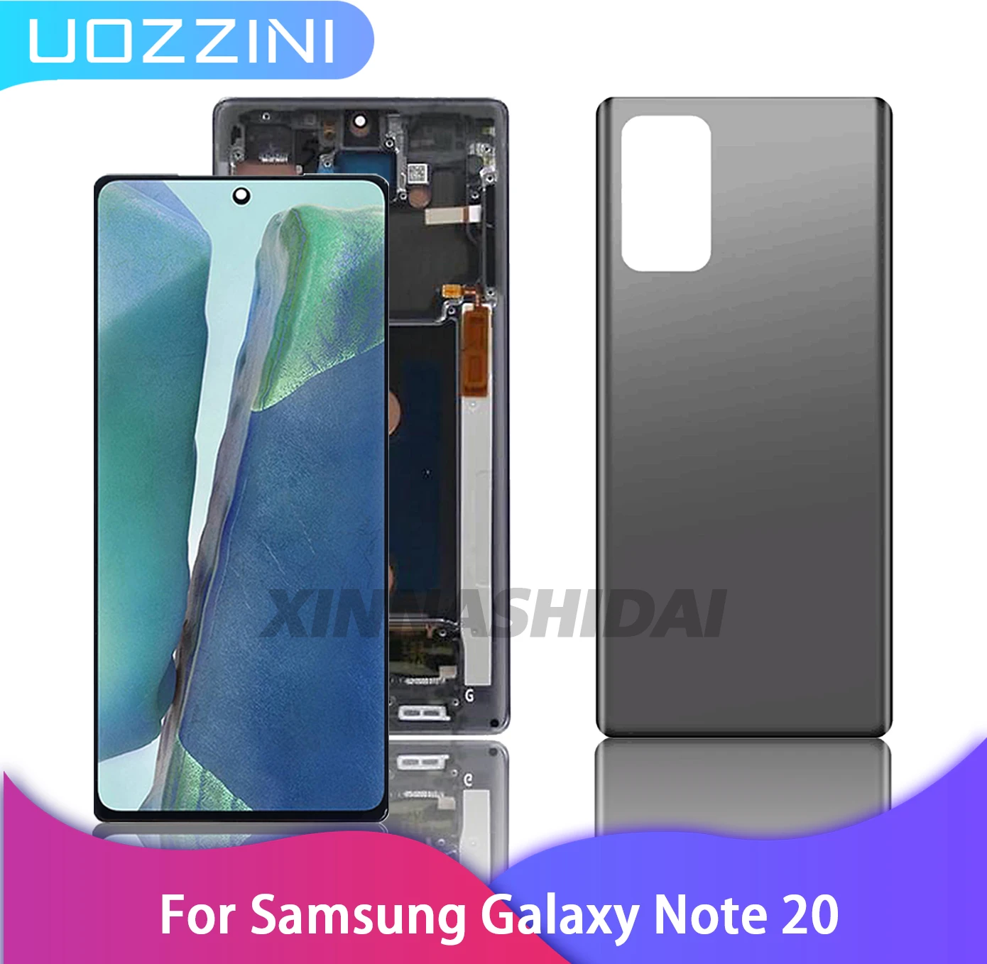 NEW Tested OLED For Samsung Galaxy Note 20 LCD Display Digital Touch Screen For note 20 N980F N981B with Frame Replacment Part