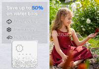 v Valve Controller Wall Switches Tuya WiFi Intelligent Irrigation Device 8-way Remote Timer Automatic Watering Wireless Water