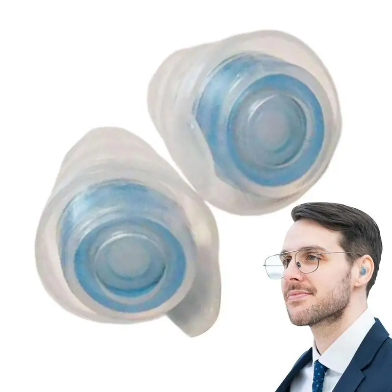 1 Pair Sleeping Earplugs Noise Reduction 23db Ear Protector Soft Silicone Earplug Sleep Work Study Noise Canceling Earplugs