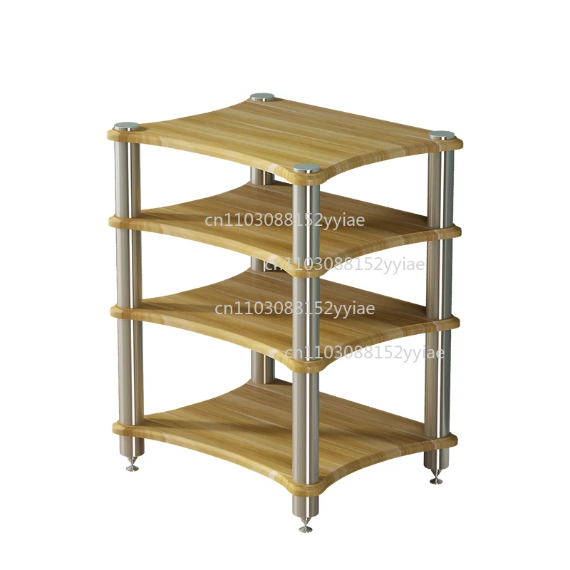 

Стеллаж для хранения домашней аудиотехники - тумба для Hi-Fi усилителя/CD-плеера/колонок, подставка-тренога с опорными ножками