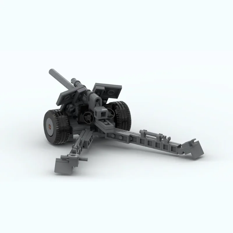 

MOC World War II M5 Anti-tank Howitzer Building Block Model Puzzle Assembly Brick Toy Set Children's Toys