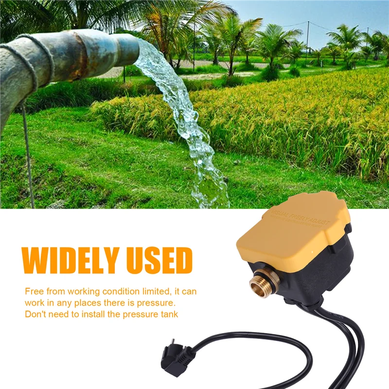10Bars Photo-Electric Pressure Automatic Digital Intelligent Controller Used For Run And Stop Water Pump EU Plug