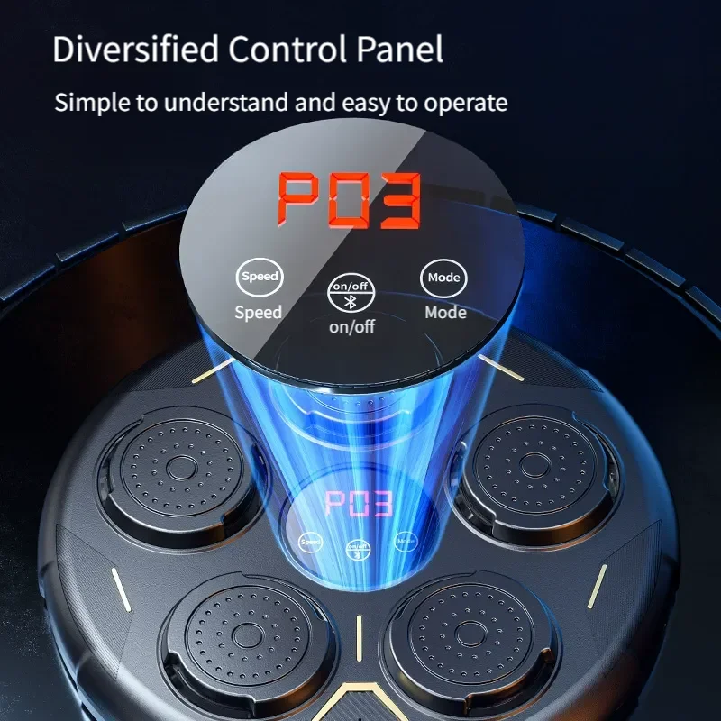 Деревянный манекен с логотипом, умная музыка, Bluetooth, тренажер для бокса, реакции - домашний фитнес для детской ударной практики