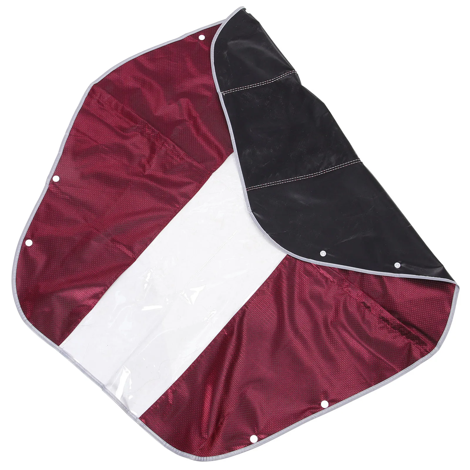 

Electric Bike Dashboard Cover Large Size Waterproof Fabric Red Handlebar Rain Dust Protector Scooter