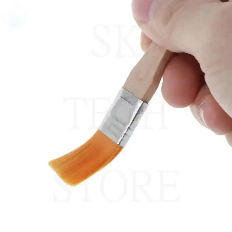 10pcs Memory Nylon Paint Brushes Set for Acrylic Oil Drawing Watercolor Wooden Painting Brush Tools Art Supplies