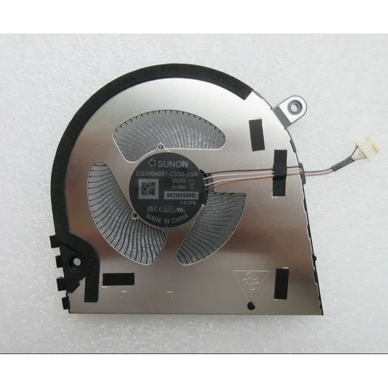 New Original Laptop CPU Cooling Fan For DELL 2023 EG50040S1-CV50-S9A DC5V 0.36A 3.8 CFM. . 6Pin