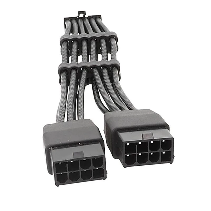 Power Cable Two 8PIN (6+2P) Female to GPU Video Card 12PIN for Graphics Card